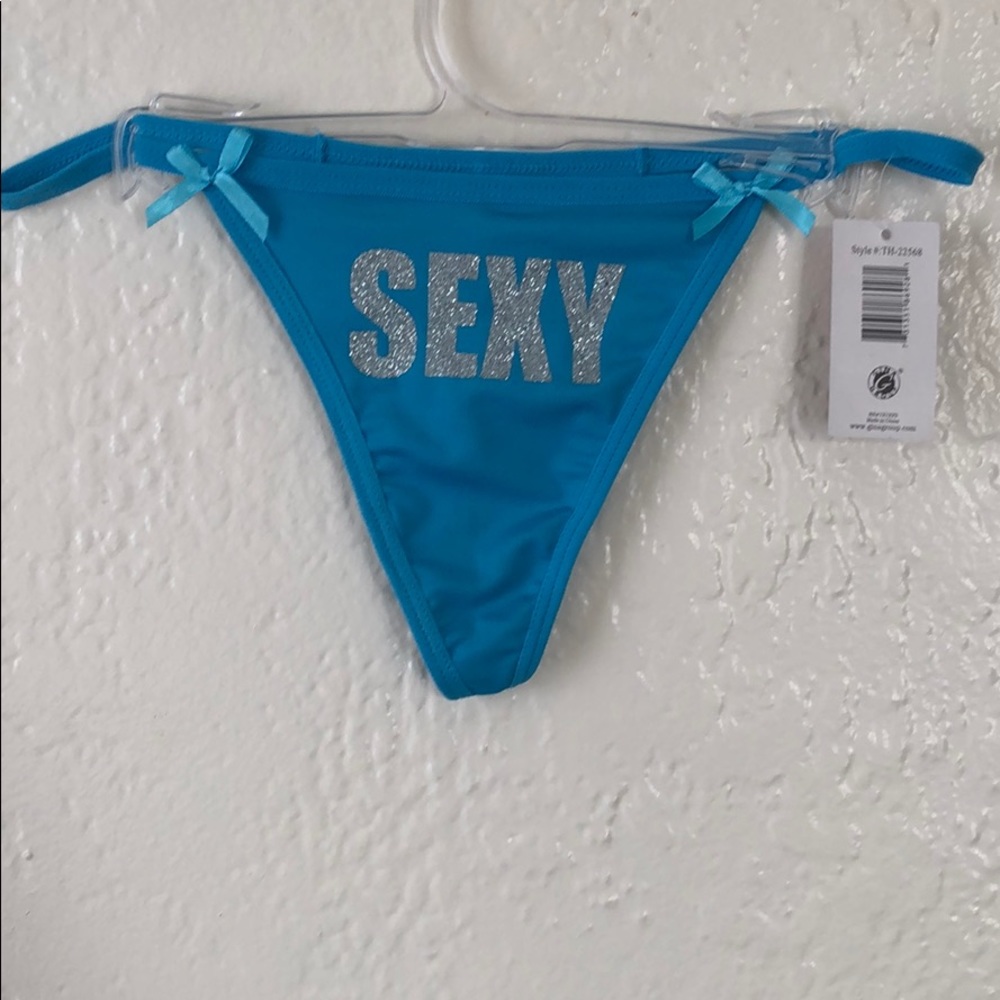 NWT Sexy Ocean Blue G String.
